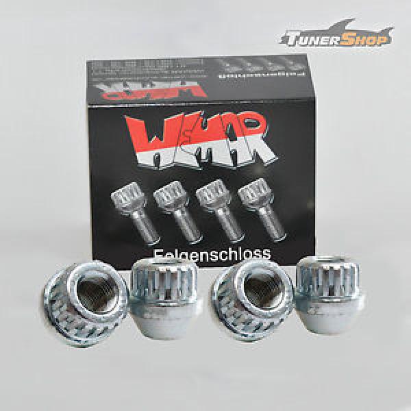 Wheel lock nuts tapered M12x1,5 mm for Chevrolet Aveo Captiva Epica Evanda Lacet #1 image