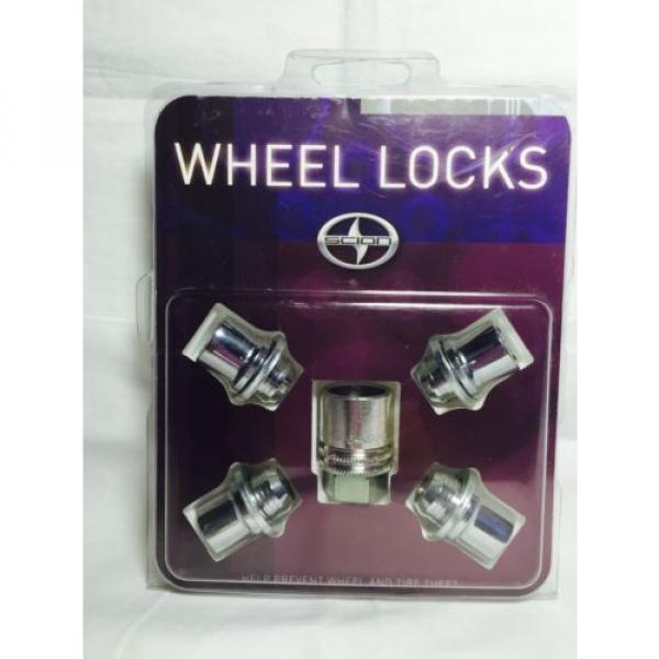 TOYOTA SCION LUG NUT LOCKS WHEELS LOCKS AND LOCK KEY #1 image