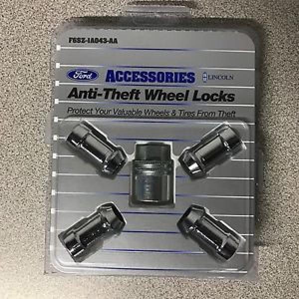 BRAND NEW FORD OEM CHROME PLATED EXPOSED LUG-NUT W/LOCK KIT #F6SZ-1A043-AA #1 image