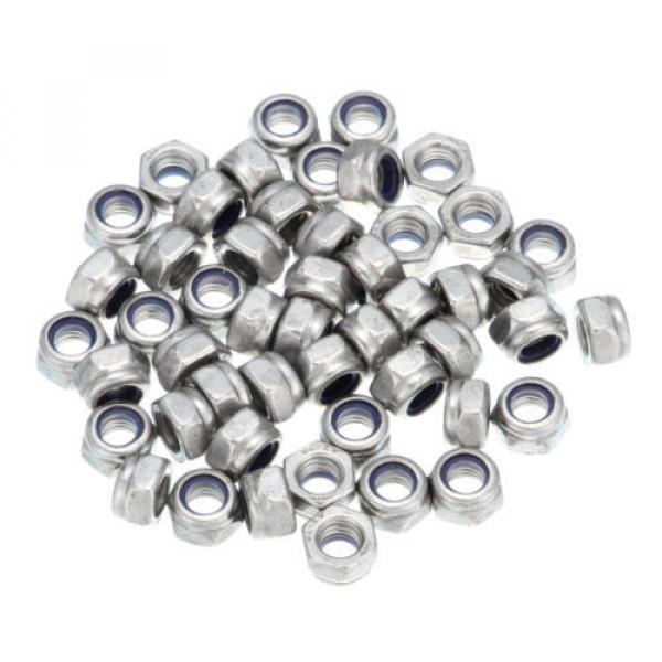 A2 Marine Grade Stainless Steel Nyloc/Nylon Insert Locking Nuts M4-M18 Choose #4 image