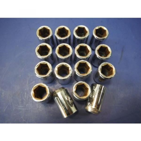 #11 Miatamecca Chrome Cap Lock Lug Nut Set #1 image