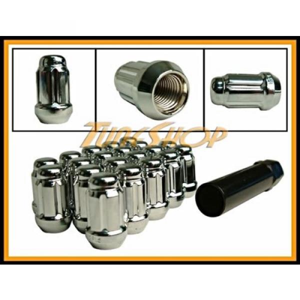 MUTEKI CLOSE END SPLINE TUNER LOCK LUG NUT 12X1.25 1.25 ACORN WHEEL RIM CHROME S #1 image