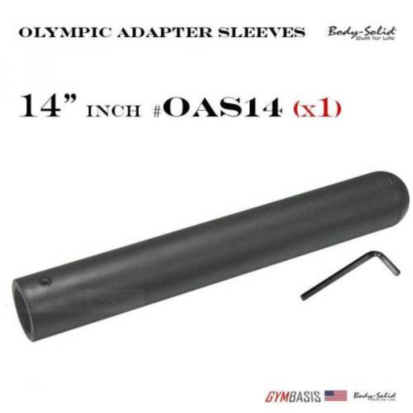 NEW Body-Solid Olympic Adapter Sleeve 14 Inch OAS14 #1 image