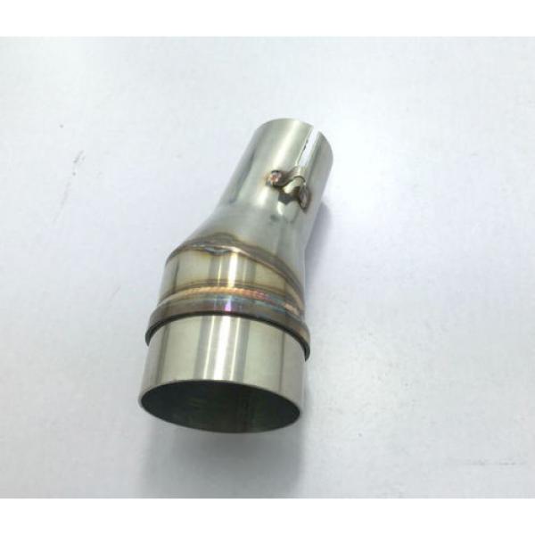Motorcycle Exhaust Welding Adaptor Joining Sleeve Reducer Connector Pipe Tube #1 image