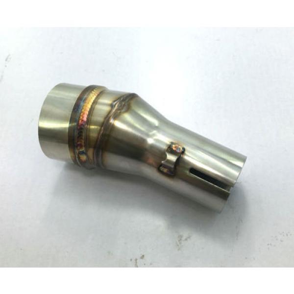 Motorcycle Exhaust Welding Adaptor Joining Sleeve Reducer Connector Pipe Tube #2 image