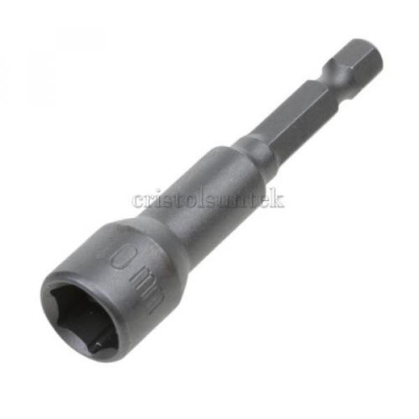 10mm Hex Socket Sleeve Nozzles Magnetic Nut Driver Drill Adapter Hex Power #1 image