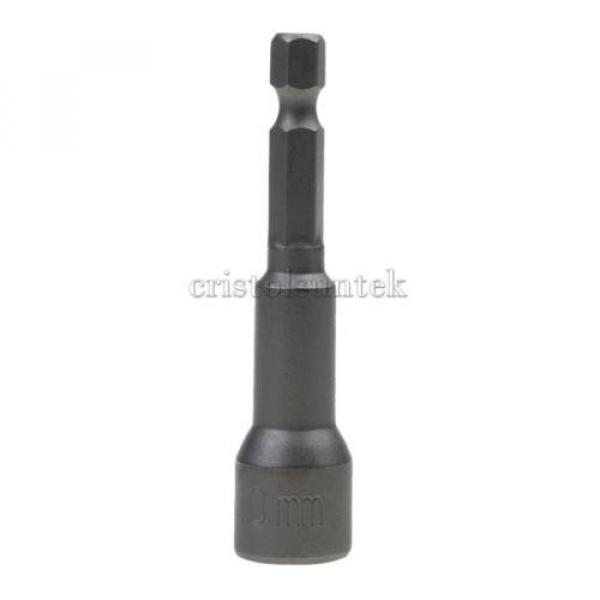 10mm Hex Socket Sleeve Nozzles Magnetic Nut Driver Drill Adapter Hex Power #4 image