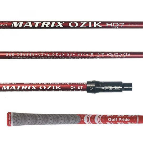 New Matrix Ozik HD7 Driver Shaft S-Flex W/Ping G/Ping G30 Adapter Sleeve #1 image