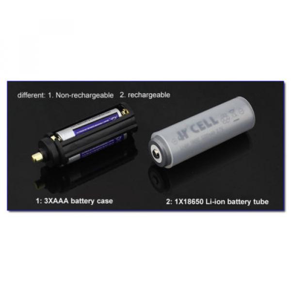 Heavy Duty AAA Battery Adapter Flashlight using 18650 with sleeve WIDE BARREL #5 image