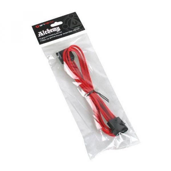 NEW BitFenix 45cm Molex to SATA Adapter - Sleeved Red/Black #4 image