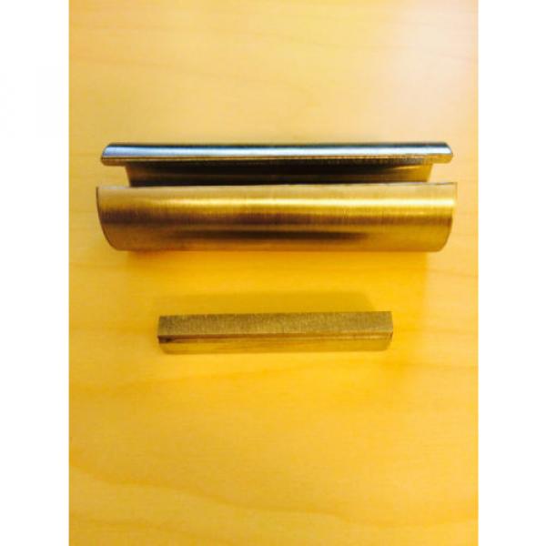 3/4&#034; X 1 X 3 Shaft Adapter Pulley Bore Reducer Bushing Sleeve Sheave Crank &amp; Key #2 image