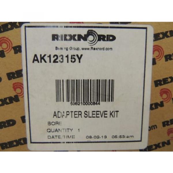 Rexnord Adapter Sleeve Kit AK12315Y, NIB #3 image