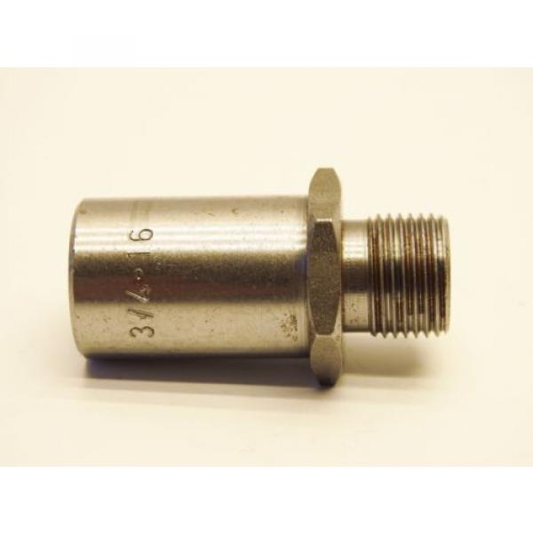 3/4&#034;-16 Thick Sandwich Adapter Connector Bolt Sleeve / Nipple Extension #1 image