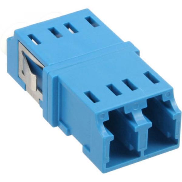 Fiber Optical Adapter Duplex LC/LC SM Ceramic Sleeve blue #2 image