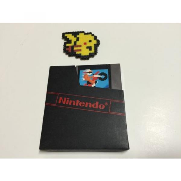 ☆ EXCITEBIKE for Nintendo NES 5 SCREW FAMICOM ADAPTER + Sleeve +FREE US SHIP #1 image