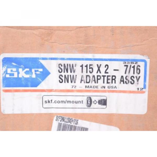 NEW NIB SKF SNW Sleeve Adapter Assy PN SNW 115 x 2-7/16&#034; 335Z   FREE SHIPPING #2 image