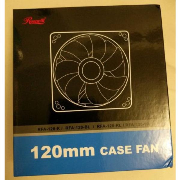 Rosewill RFA-120-K - 120mm Computer Cooling Fan with LP4 Adapter: Sleeve Bearing #2 image