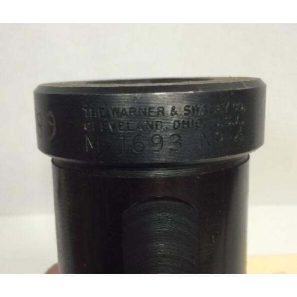 Warner &amp; Swasey M-1693 No.4 morse taper adapter sleeve 2&#034; shank #3 image