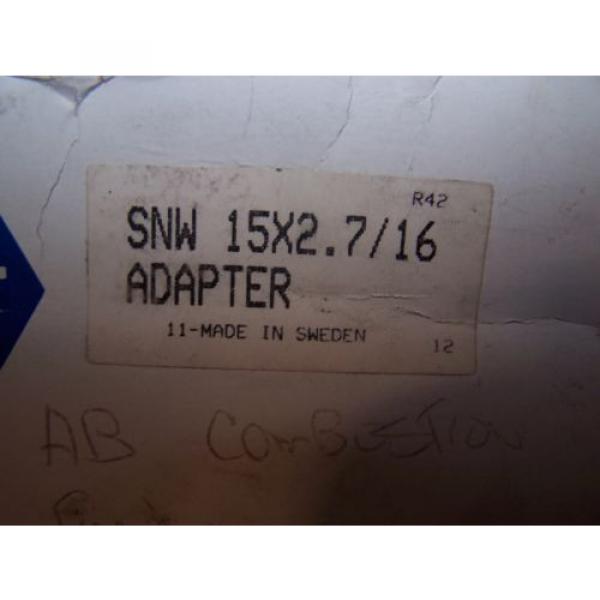 NEW SKF SNW 15X2-7/16 ADAPTER SLEEVE #3 image