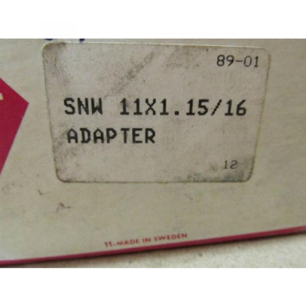 NIB SFK SNW 11 x 1 15/16&#034; Adapter 11x1-15/16 Sleeve Locknut Washer 11 x 49mm NEW #3 image