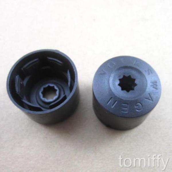 4× Anti-theft Locking Wheel Lug Nut Caps Cover For VW Passat Jetta Golf  Beetle #2 image