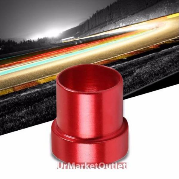 Red Aluminum Male Hard Steel Tubing Sleeve Oil/Fuel 6AN AN-6 Fitting Adapter #1 image