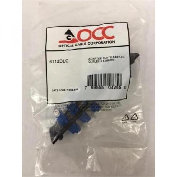 Optical Cable Corp 6112DLC -OCC 12-Port Dual LC Fiber Adapter SM MM Metal Sleeve #1 image