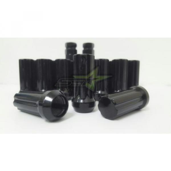 32 PC DODGE RAM 2500 3500 9/16 BLACK TRUCK SPLINE 2&#034; LOCKING LUG NUTS + 2 KEYS #5 image