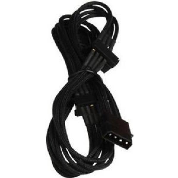 Cavo BitFenix Molex su 4x SATA Adapter 20 cm - sleeved nero/nero *CLCSHOP* #1 image