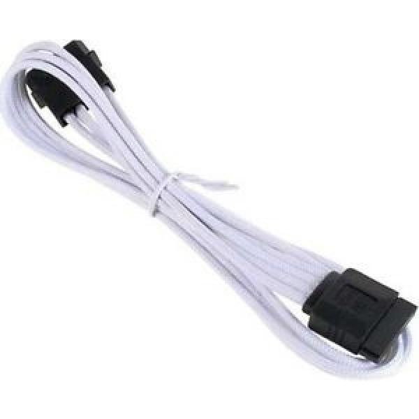 Cavo BitFenix Molex su SATA Adapter 45 cm - sleeved bianco/nero #1 image