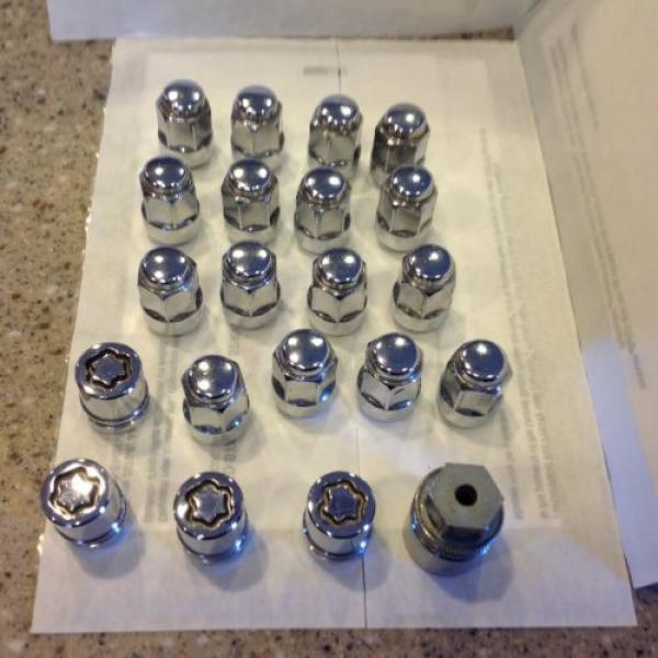 OEM Honda Acura Chrome Lug Nut Set (x20) Great Condition NEW Set 12 X1.5MM LOCKs #4 image