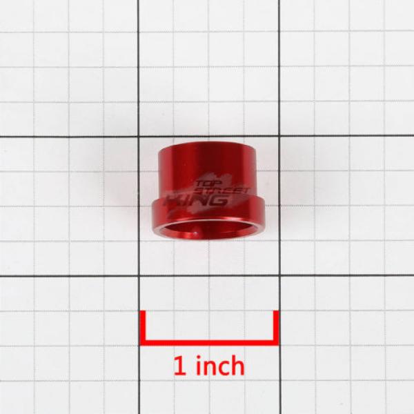 RED 10-AN AN10 5/8&#034; TUBE SLEEVE FITTING ADAPTER FOR ALUMINUM/STEEL TUBING LINE #2 image