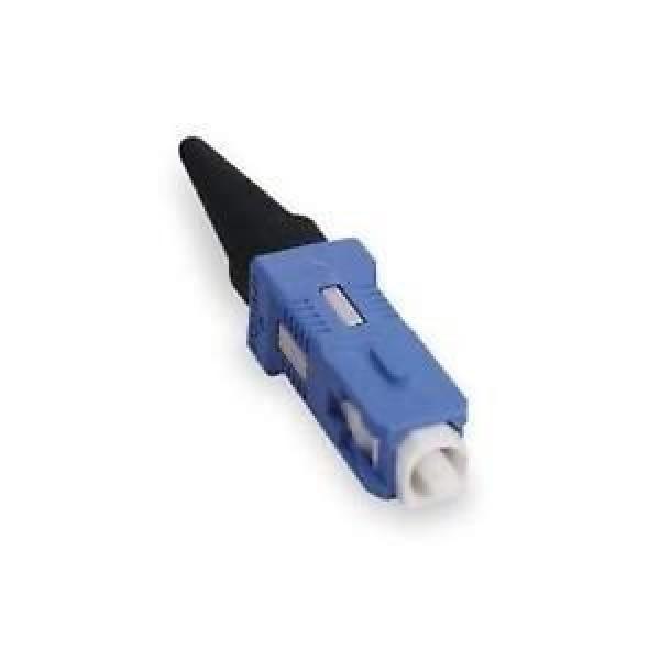 Leviton 49884-SSC SC Simplex Adapter w/ Zirconia Ceramic Sleeve - Blue #1 image