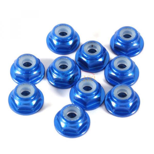 10Pcs M2/M3/M4/M5 Nylon Insert Self-Lock Aluminum Nuts Hex Lock Nut 4 Colors New #3 image