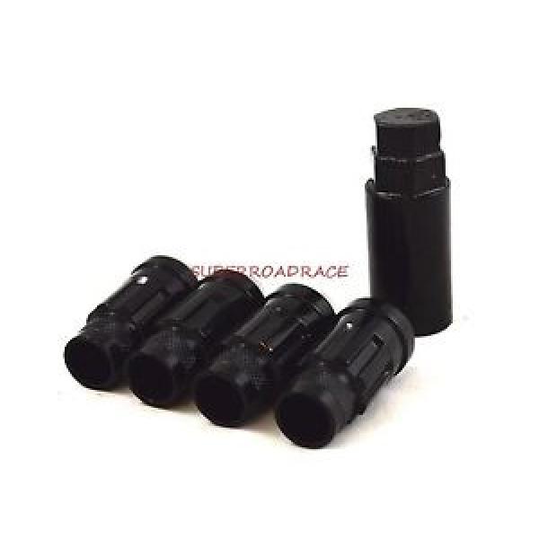 NNR PERFORMANCE LUG NUT LOCK SET STEEL BLACK WITH KEY 12X1.25 #1 image