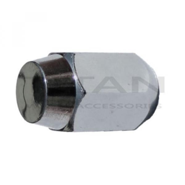 20 Piece Acorn Style Chrome Lug Nut 14x1.5 Thread Pitch Replacement #2 image