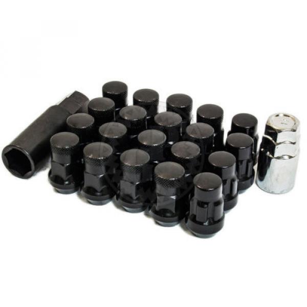 MUTEKI SR35 LUG NUTS STEEL BLACK 12X1.5 16 PCS + 4 LOCKS CLOSE END 35MM TUNER 20 #1 image