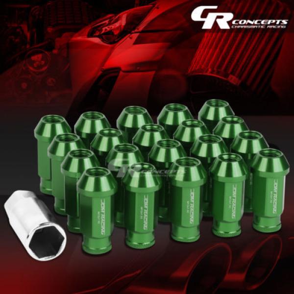 FOR IS250/IS350/GS460 20X RIM ACORN TUNER ALUMINUM WHEEL LUG NUTS+LOCK+KEY GREEN #1 image