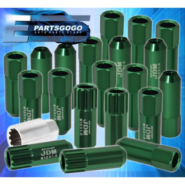 FOR SATURN M12x1.5 LOCKING LUG NUTS THREAD PITCH DRAG PERFORMANCE RIMS SET GREEN #1 image