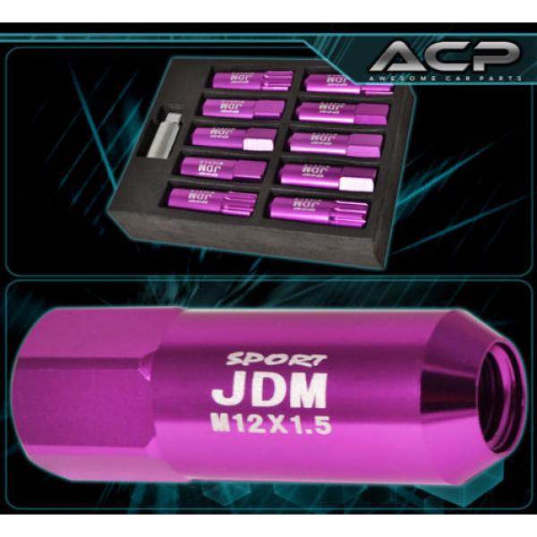 FOR LANDROVER 12x1.5 LOCKING LUG NUTS RACING ALUMINUM TUNER WHEEL 20P KIT PURPLE #2 image