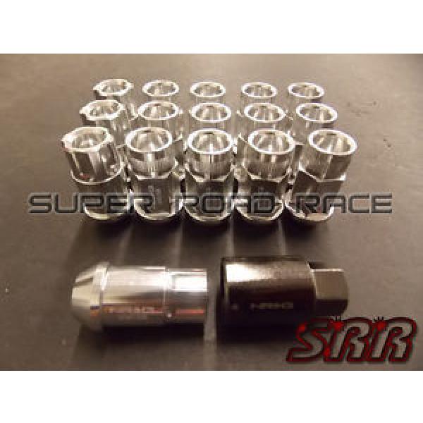 NRG SILVER 100 SERIES OPEN ENDED LUG NUTS 12X1.5MM 17PCS SET WITH LOCK FOR HONDA #1 image