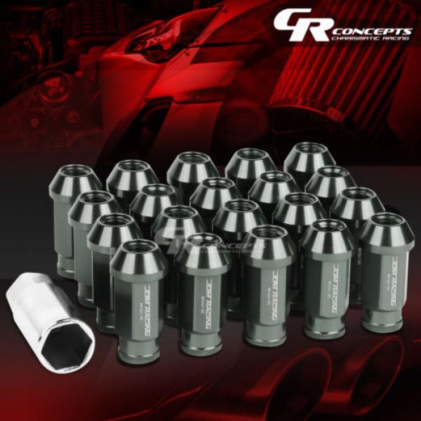 FOR IS250/IS350/GS460 20X RIM ACORN TUNER ALUMINUM WHEEL LUG NUTS+LOCK GUNMATEL #1 image