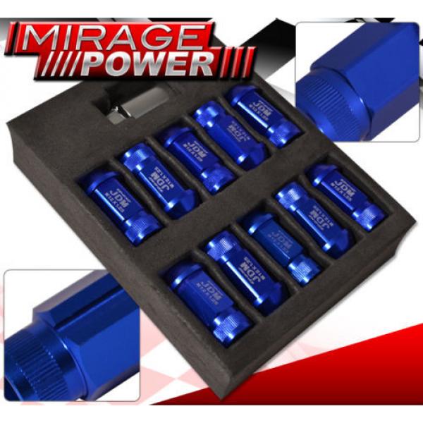 FOR NISSAN M12x1.25MM LOCKING LUG NUTS JDM VIP RIMS ALUMINUM 20PCS UNIT KIT BLUE #2 image