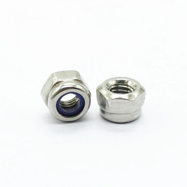 New hot selling M2 DIN985 Nylon Lock Nut Metric A2 Stainless Steel+Free shipping #2 image