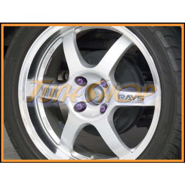 MUTEKI LOCK SR35 WHEELS LUG NUTS 12X1.5 M12 1.5 ACORN RIMS CLOSE END 20 PURPLE T #1 image