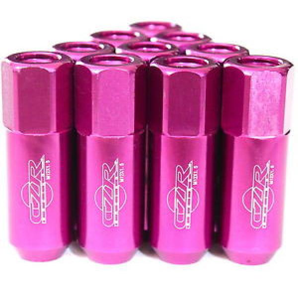 16PC CZRracing PURPLE EXTENDED SLIM TUNER LUG NUTS LUGS WHEELS/RIMS (FITS:MAZDA) #1 image