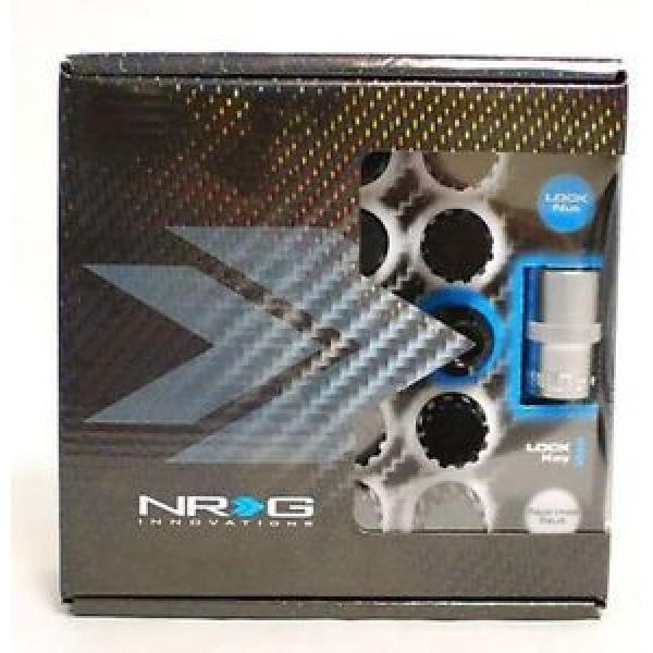 NRG M12 x 1.25mm Lug Nuts 12pt Lock - 500 Series - 21 Piece Kit 20 Lug Nuts - Bl #1 image