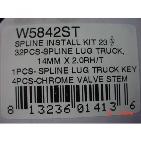 32 Chrome West Coast Wheel Accessories Spline/Locking Lug Nuts 14x2 14-2 #3 image