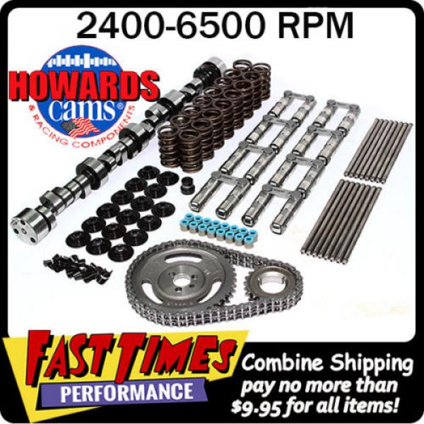 HOWARD&#039;S SBC Chevy Retro-Fit Hyd. Roller 290/290 560&#034;/560&#034; 112° Cam Camshaft Kit #1 image