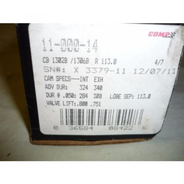 Comp Cams custom roller Camshaft New Big Block Chevy 7/4 swap 11-000-14 1100hp #4 image